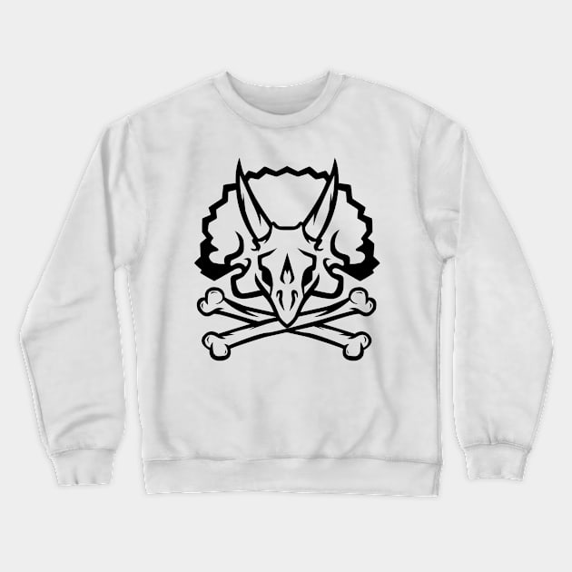 Wtfosaurus Black Crewneck Sweatshirt by Wtfosaurus